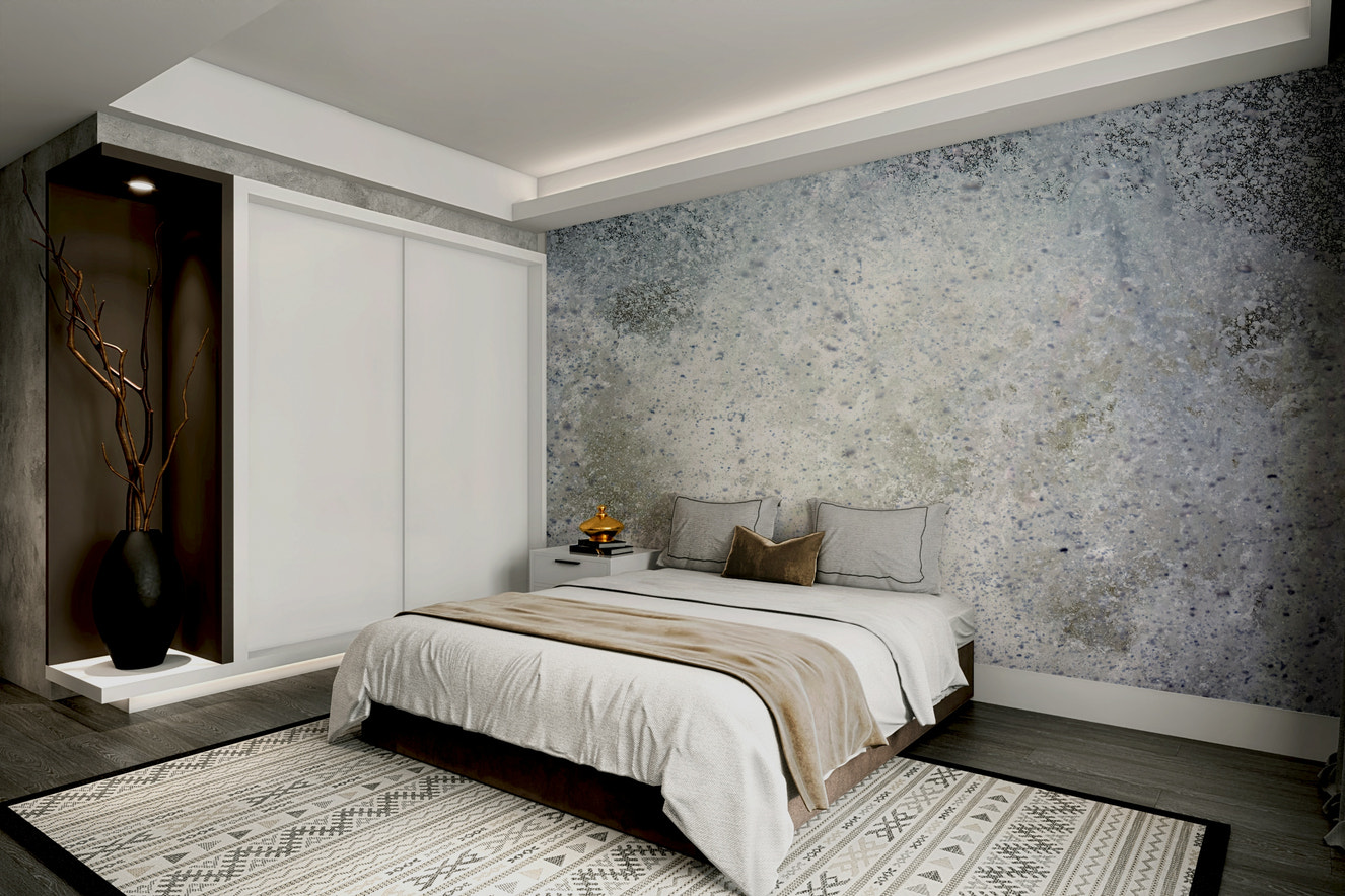 A beautiful abstract dynamic wallpaper mural for a modern home.

