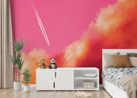 A contemplative peaceful scene wallpaper mural for a feature wall.

