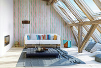 A serene artistic line wall mural for your decor.

