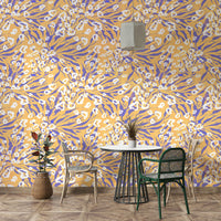 A beautiful wide-angle wall mural of a remix design.

