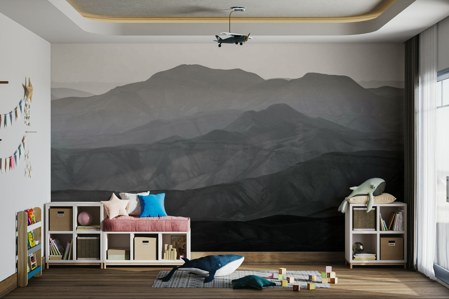 A classic desert landscape wallpaper for walls.

