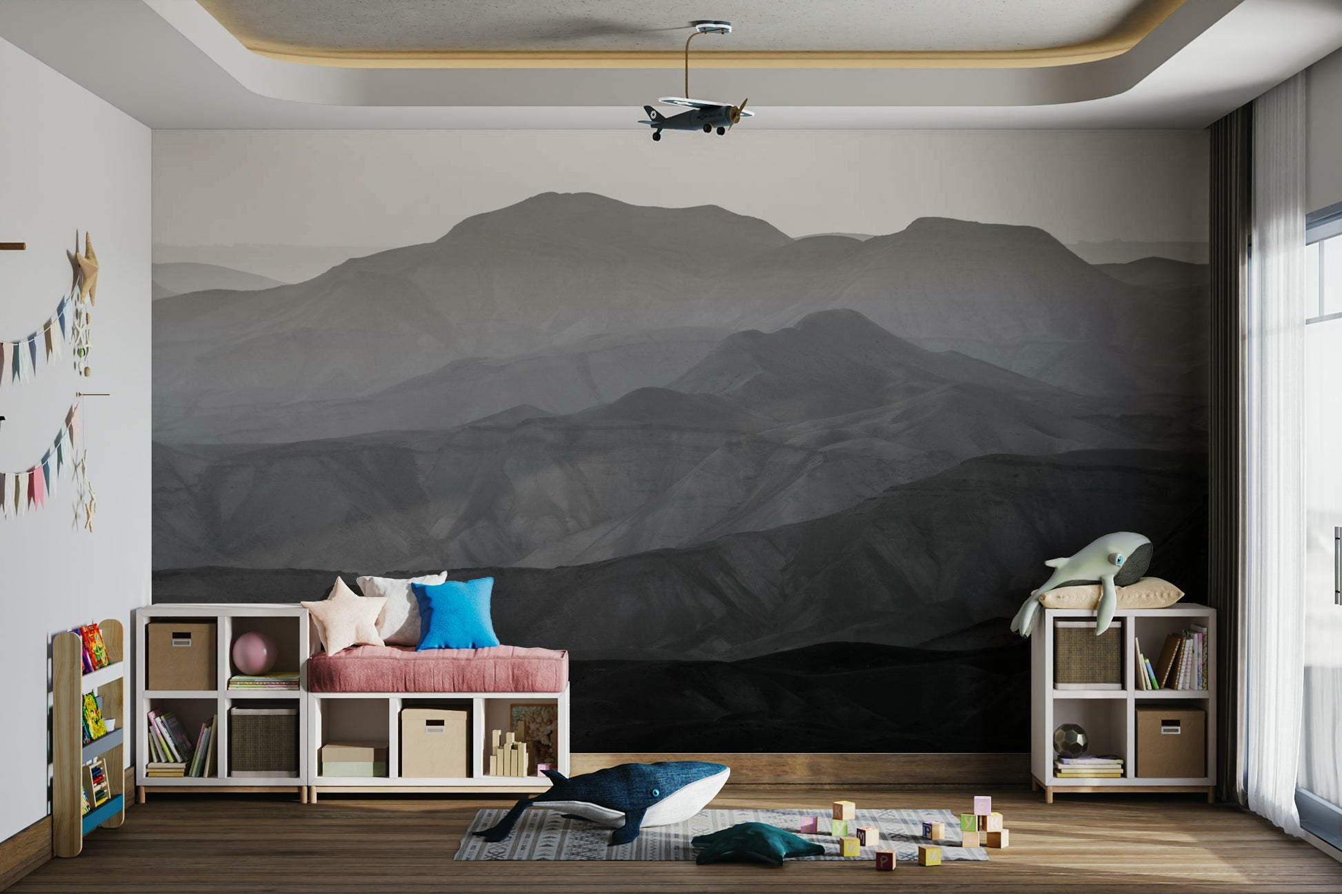 A classic desert landscape wallpaper for walls.

