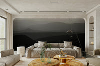 A beautiful desert mountain wallpaper mural for a modern home.

