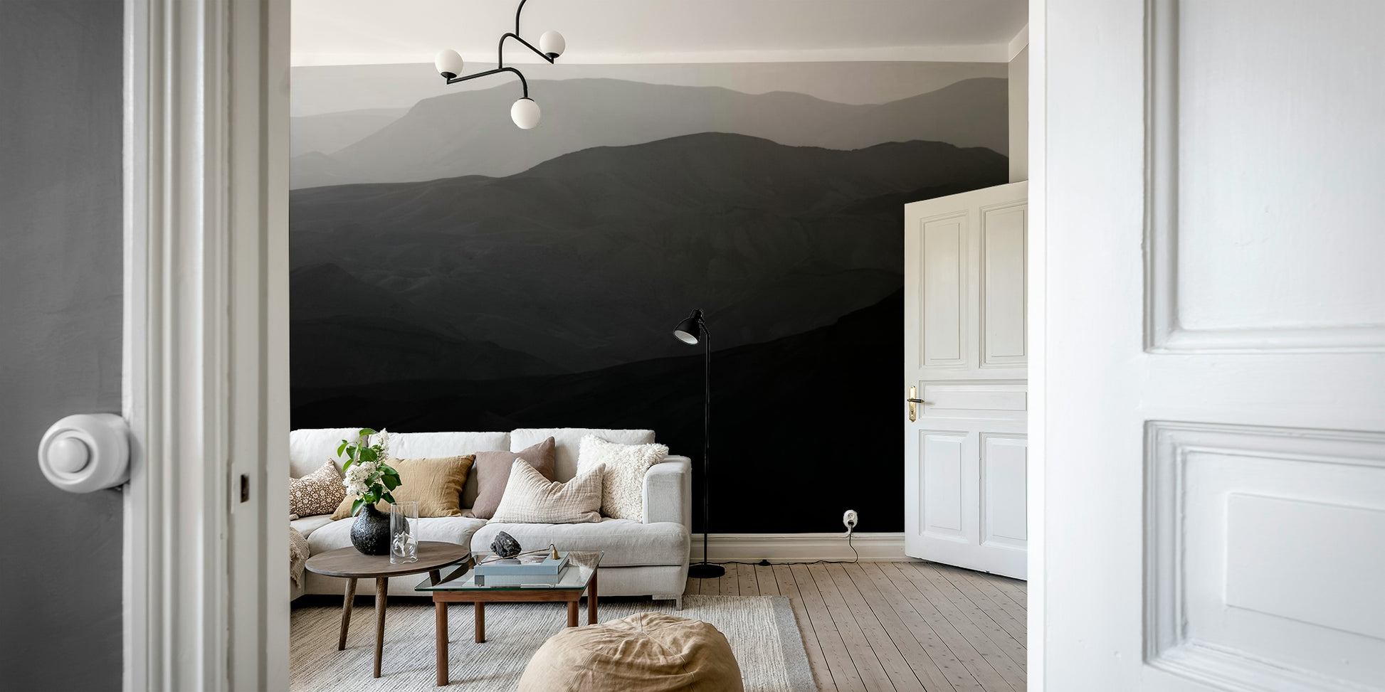 A serene Judean Desert wall mural for your decor.

