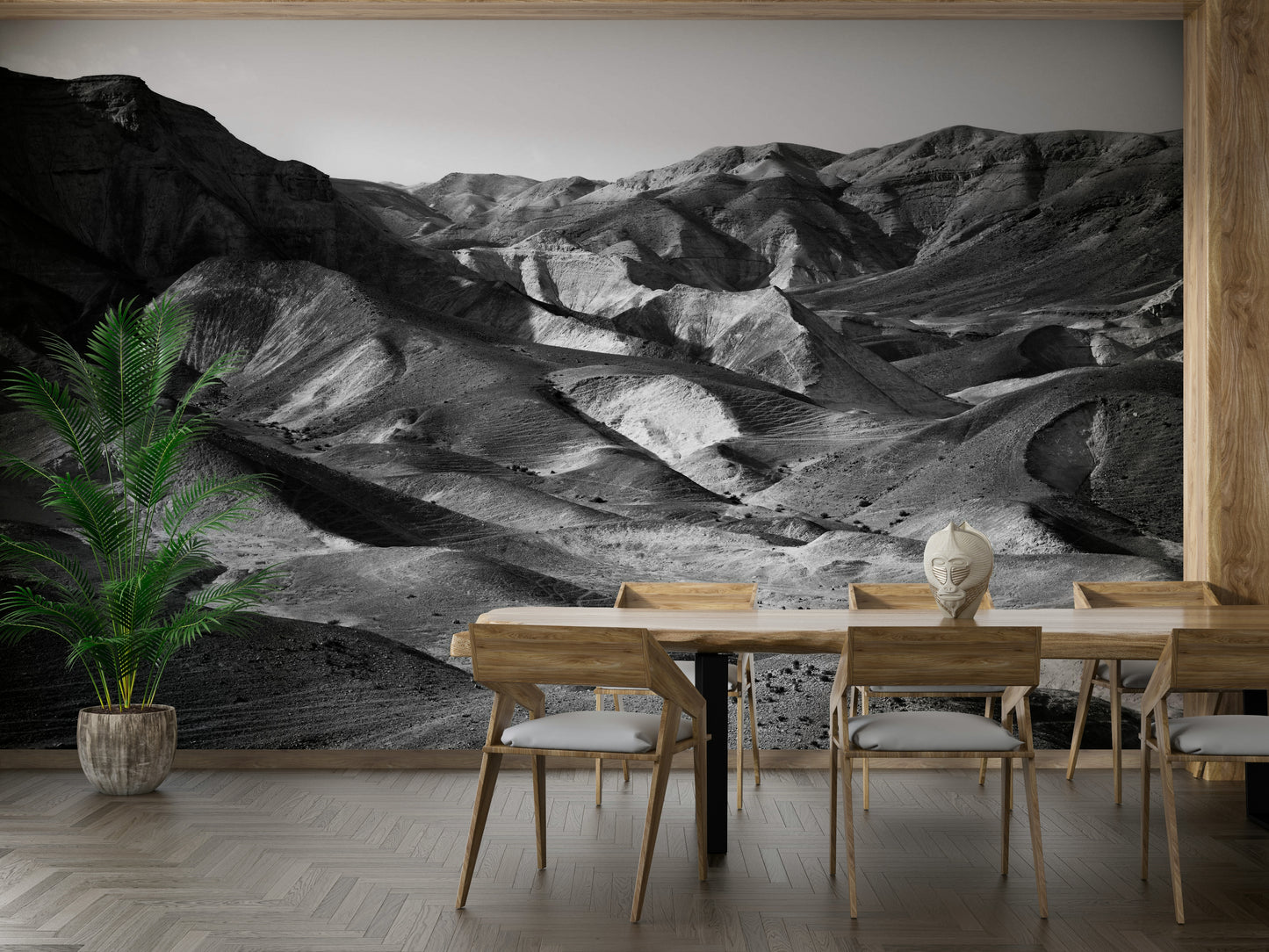 A serene Judean Desert wall mural for your decor.

