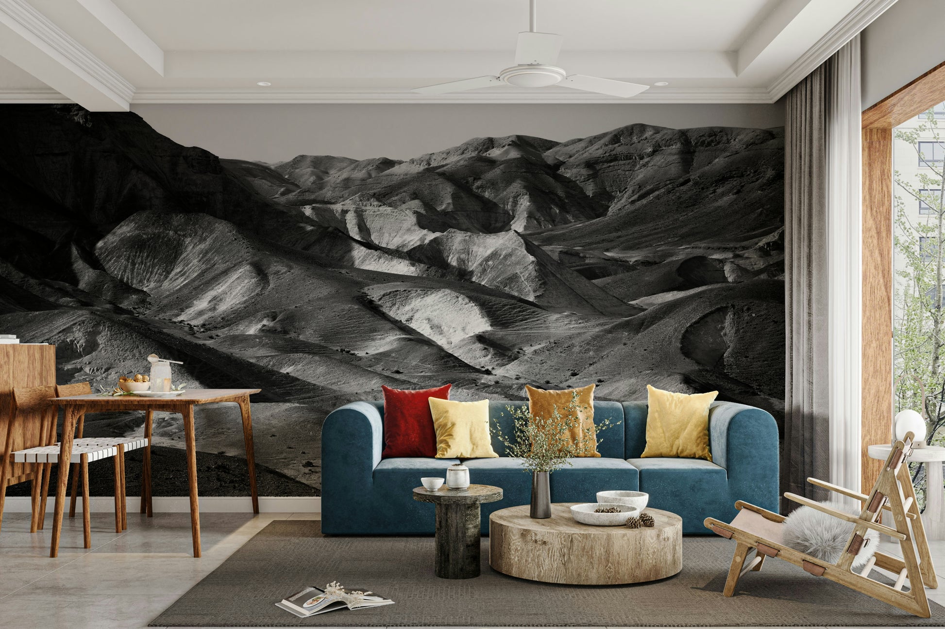 A classic desert landscape wallpaper for walls.

