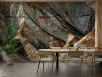 A beautiful panoramic view wall mural for a living room.


