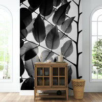 An artistic nature inspired mural for home decor.

