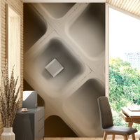 A beautiful abstract serene wallpaper mural for a modern home.

