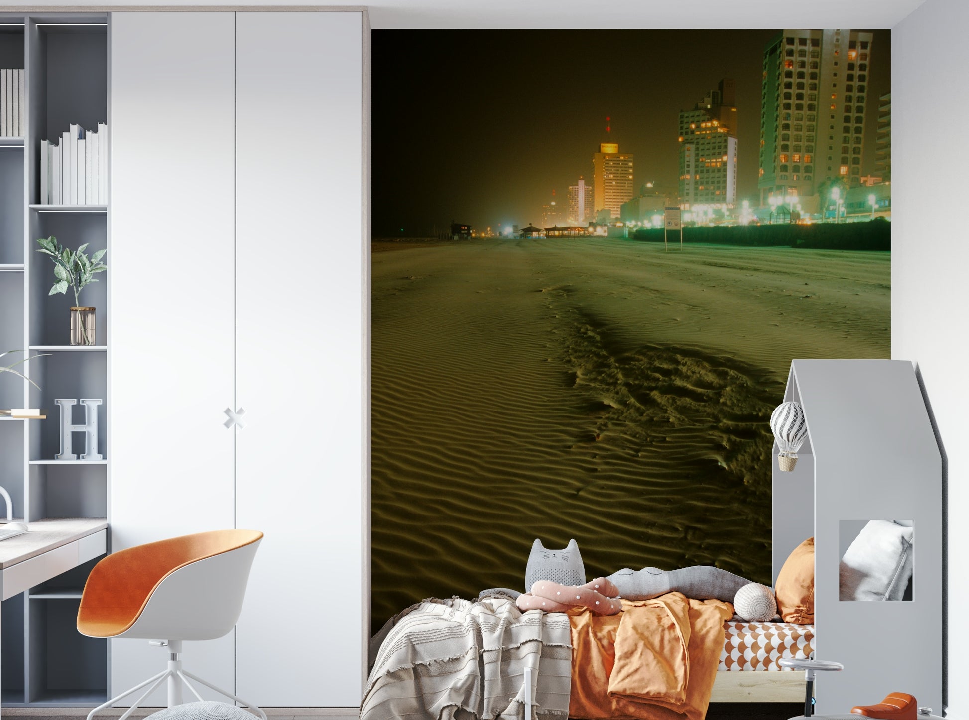 A contemplative dramatic sky wallpaper mural for a feature wall.

