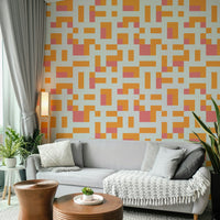 A serene abstract pattern wall mural for your decor.

