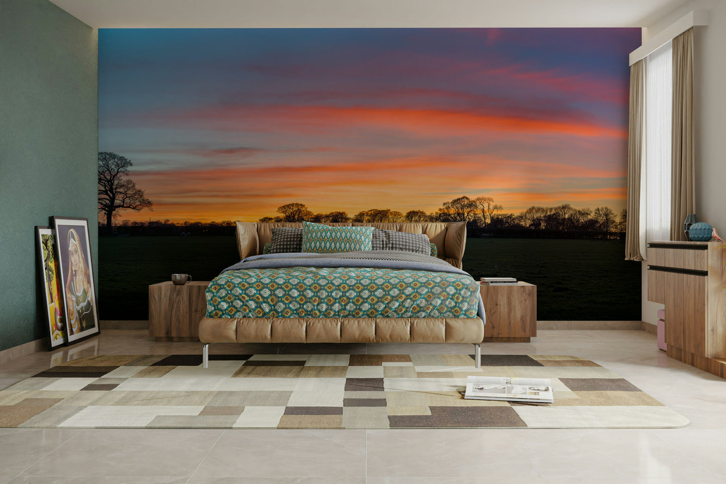 Serenity in Shadows Wall Mural