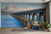A beautiful panoramic view wall mural of the Firth of Tay.

