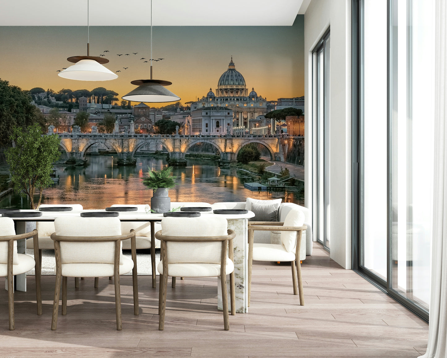 Rome's Golden Hour Wall Mural