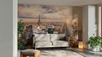 A classic city view wallpaper for walls.

