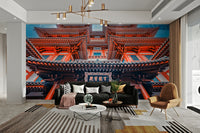 An artistic dark sky mural for home decor.

