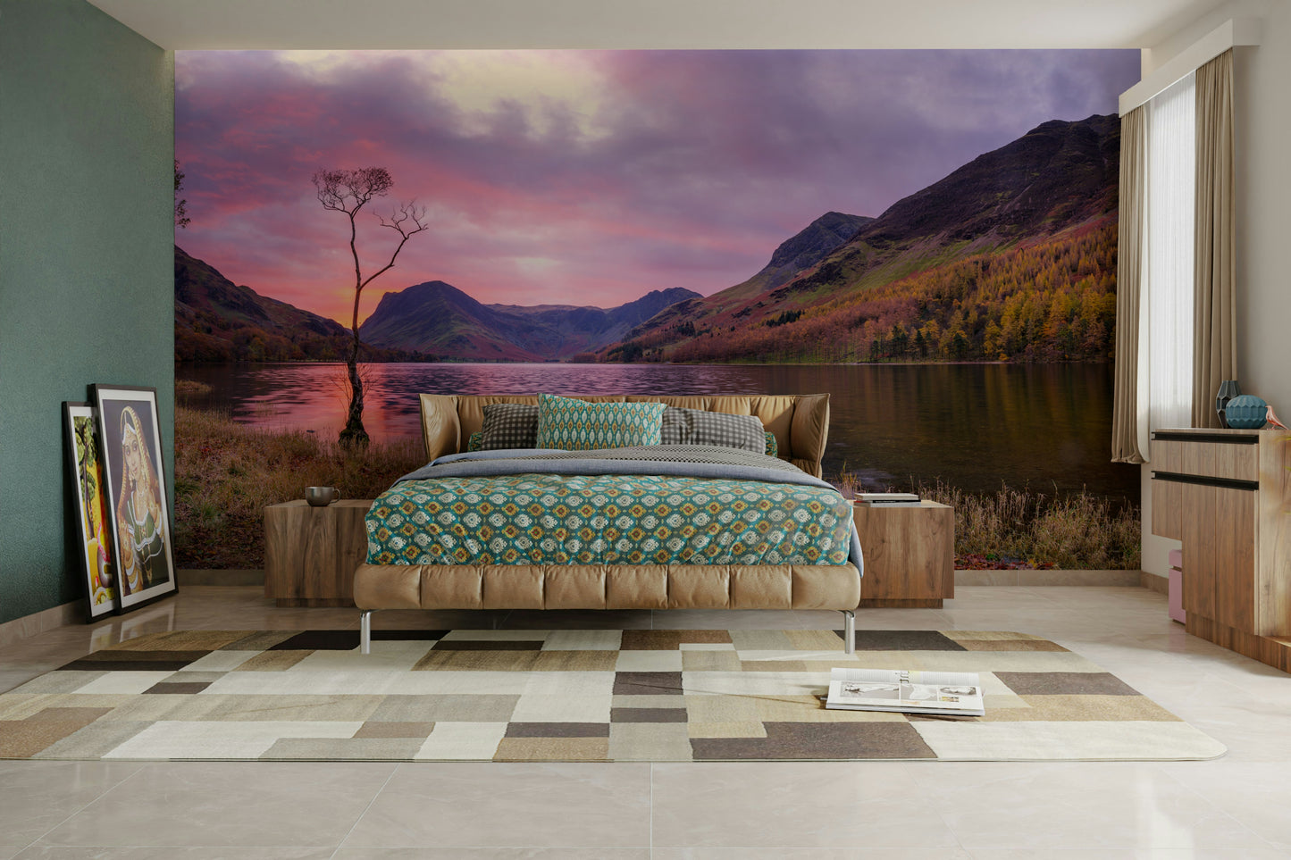A classic nature scene wallpaper for walls with a calm theme.

