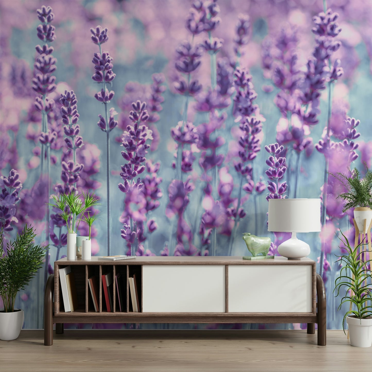 A classic floral wallpaper for walls.

