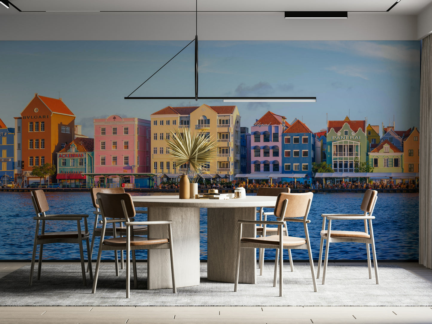 Willemstad Waterfront Wall Mural