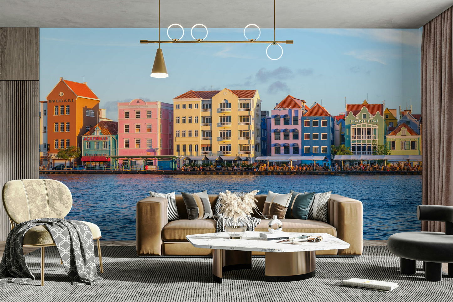 Willemstad Waterfront Wall Mural