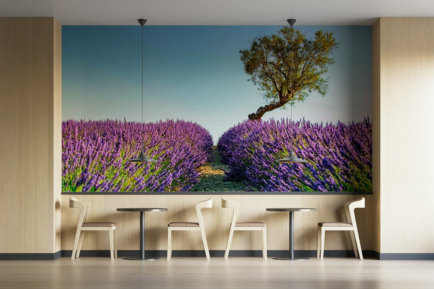 Lavender Field Wall Mural
