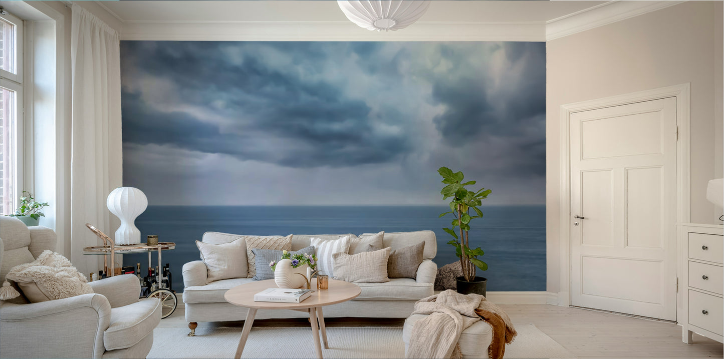 Moody Ocean Vista Wall Mural