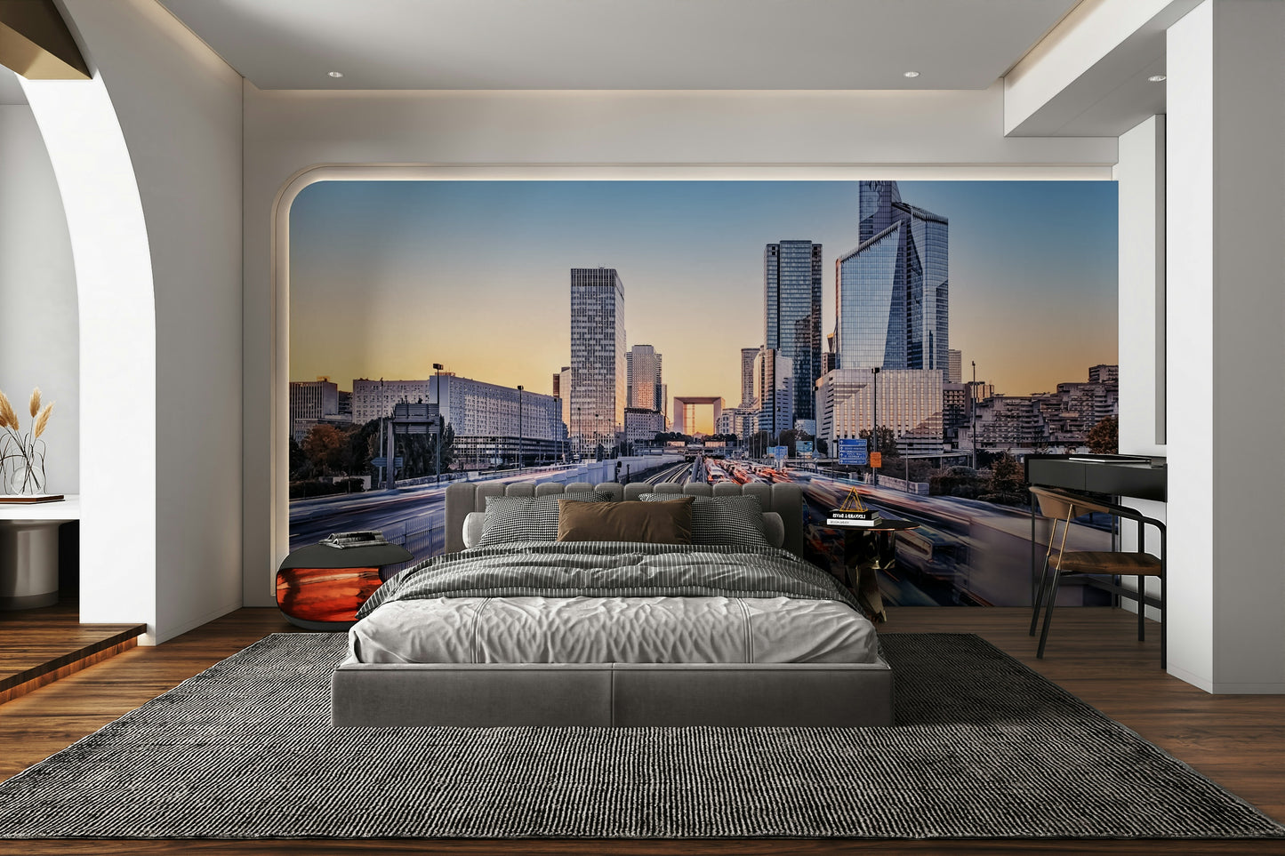 Metropolis Dawn Wall Mural