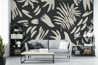 An artistic nature inspired mural for home decor.

