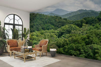 An artistic nature inspired mural for home decor.

