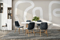 An artistic nature inspired mural for home decor.

