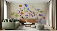 A classic floral wallpaper for walls.

