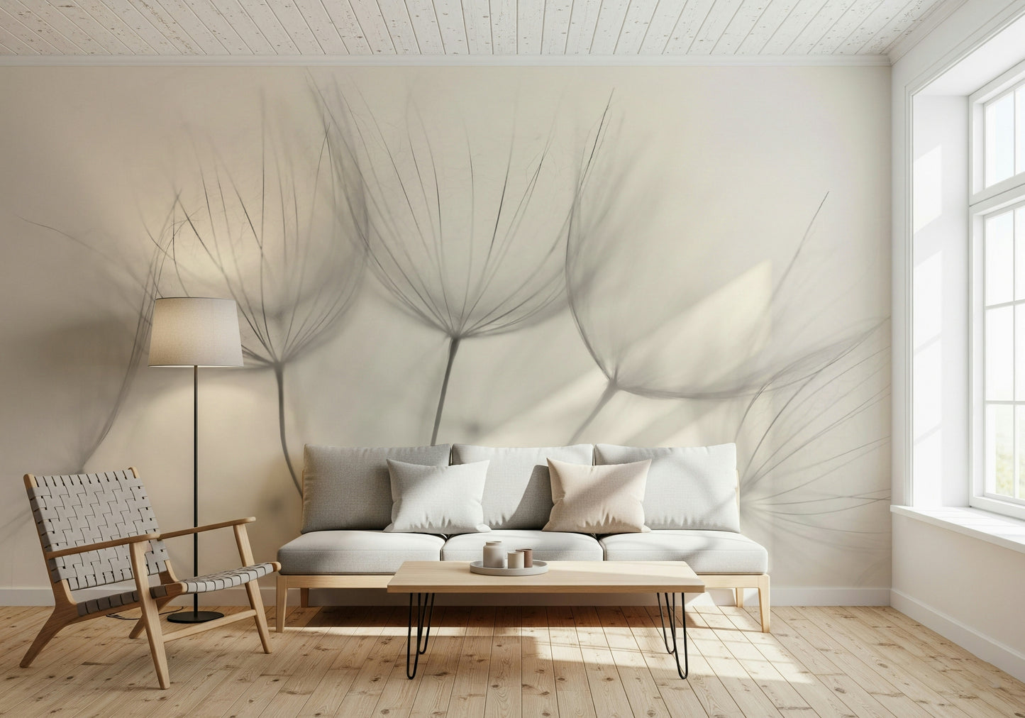 A classic floral wallpaper for walls.

