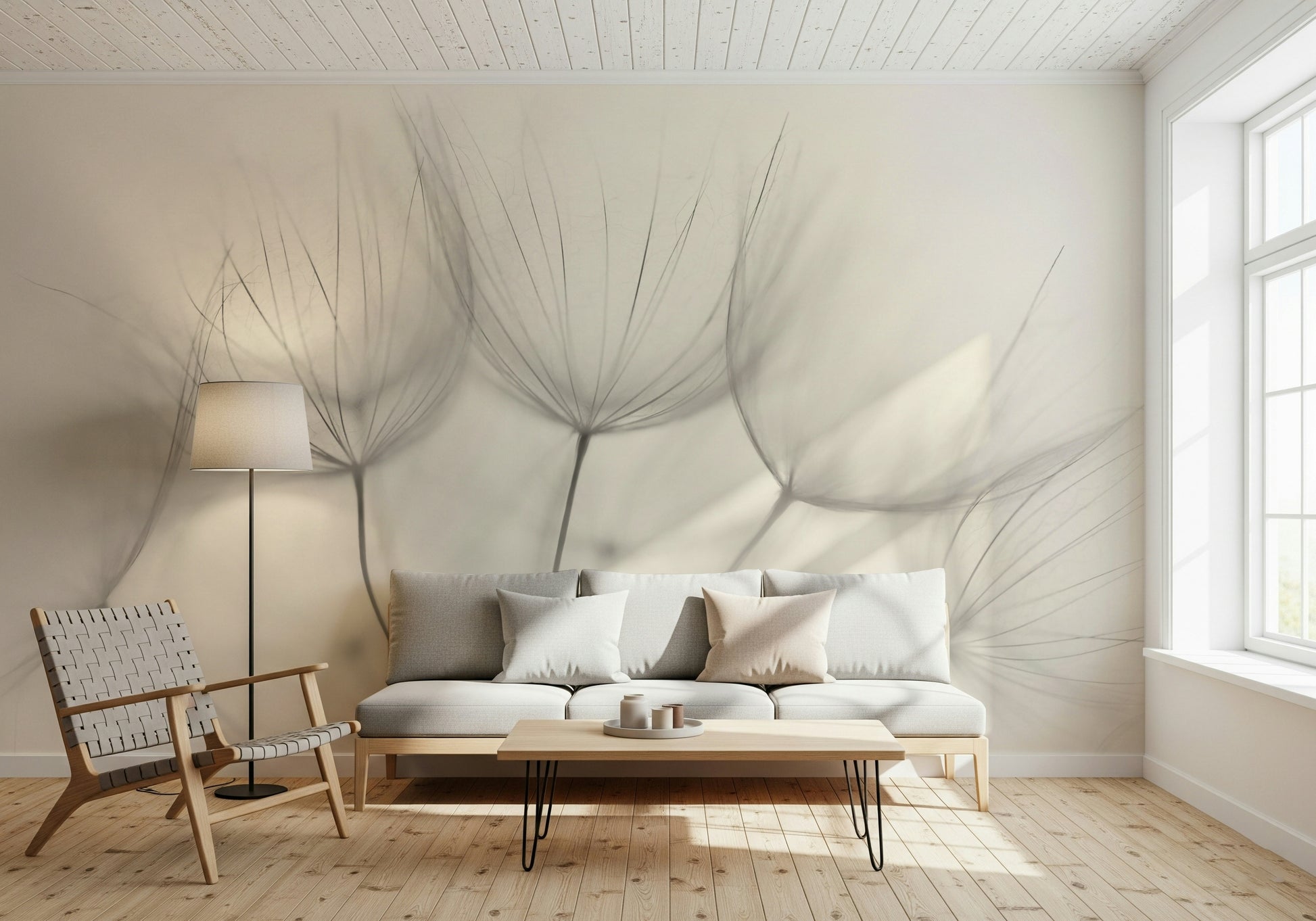 A classic floral wallpaper for walls.

