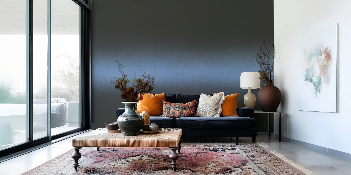 A beautiful modern art wall mural of a hazy scene.

