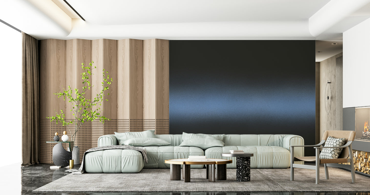 A contemplative subtle fog wallpaper mural for a feature wall.

