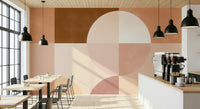 A serene abstract pattern wall mural for your decor.

