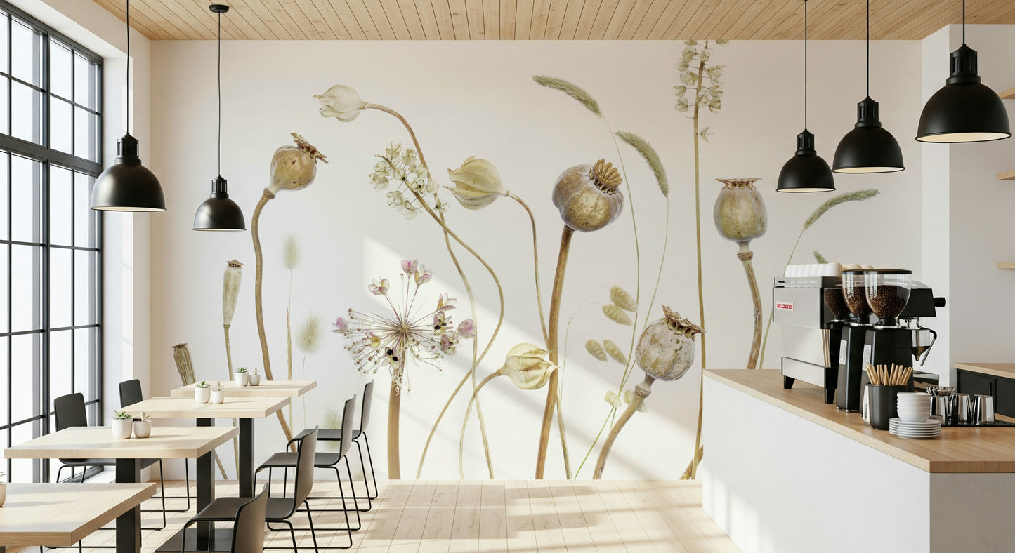 A serene natural landscape wall mural for your decor.

