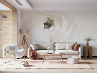 A tranquil subtle flower wall mural for your decor.

