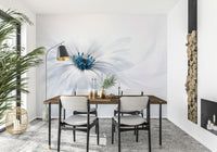 A classic floral wallpaper for walls with a calming theme.

