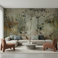 A classic floral wallpaper for walls.

