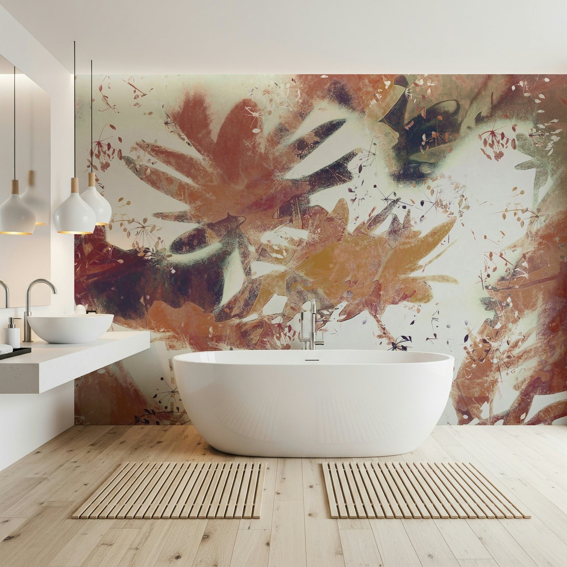 A classic autumn wallpaper for walls.

