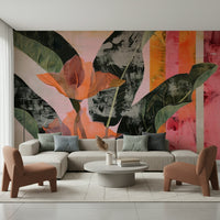 A classic jungle theme wallpaper for walls.

