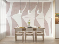 A serene subtle floral wall mural for your decor.

