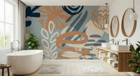 A serene bohemian design wall mural for your decor.

