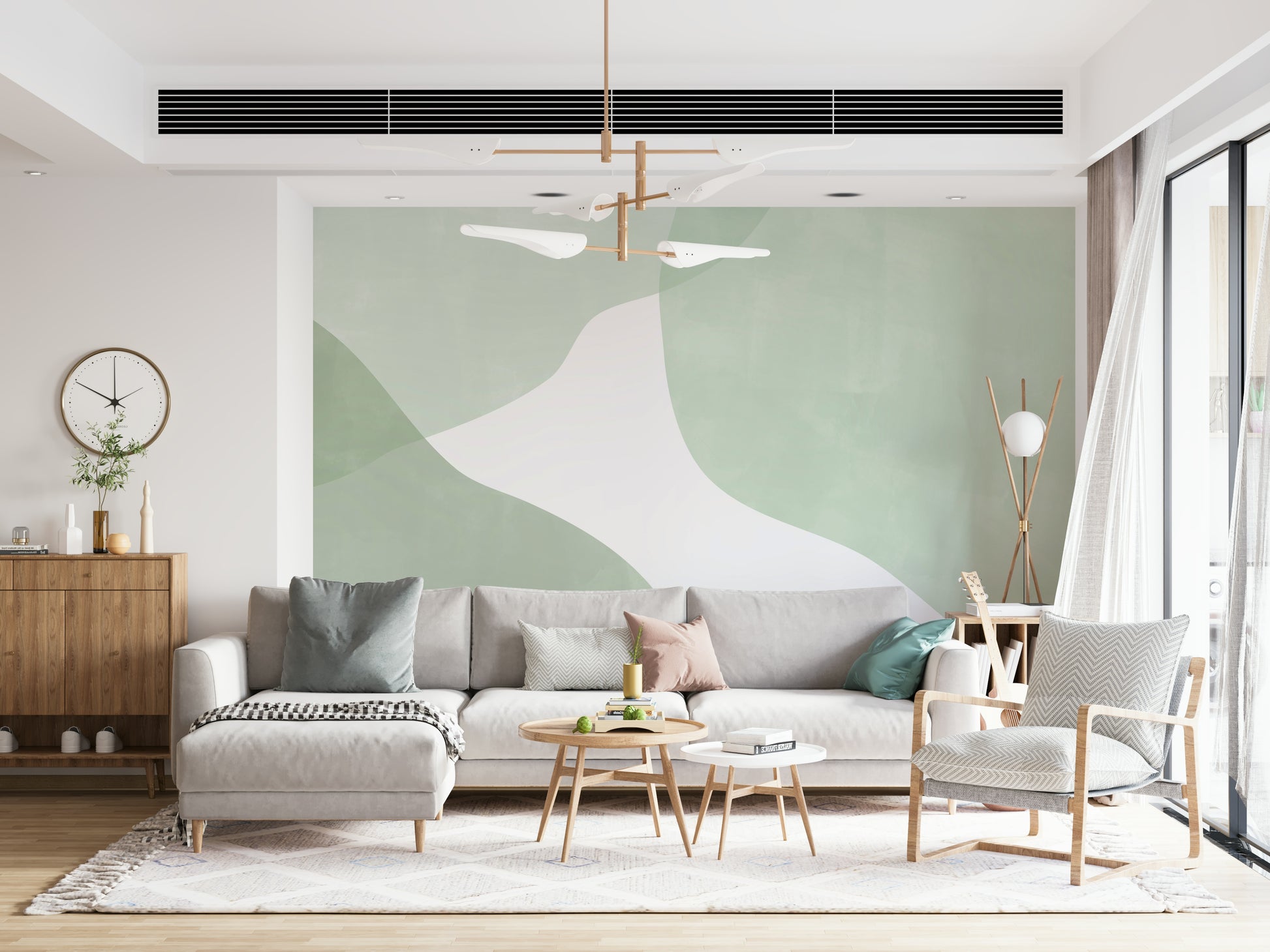 A classic abstract design wallpaper for walls.