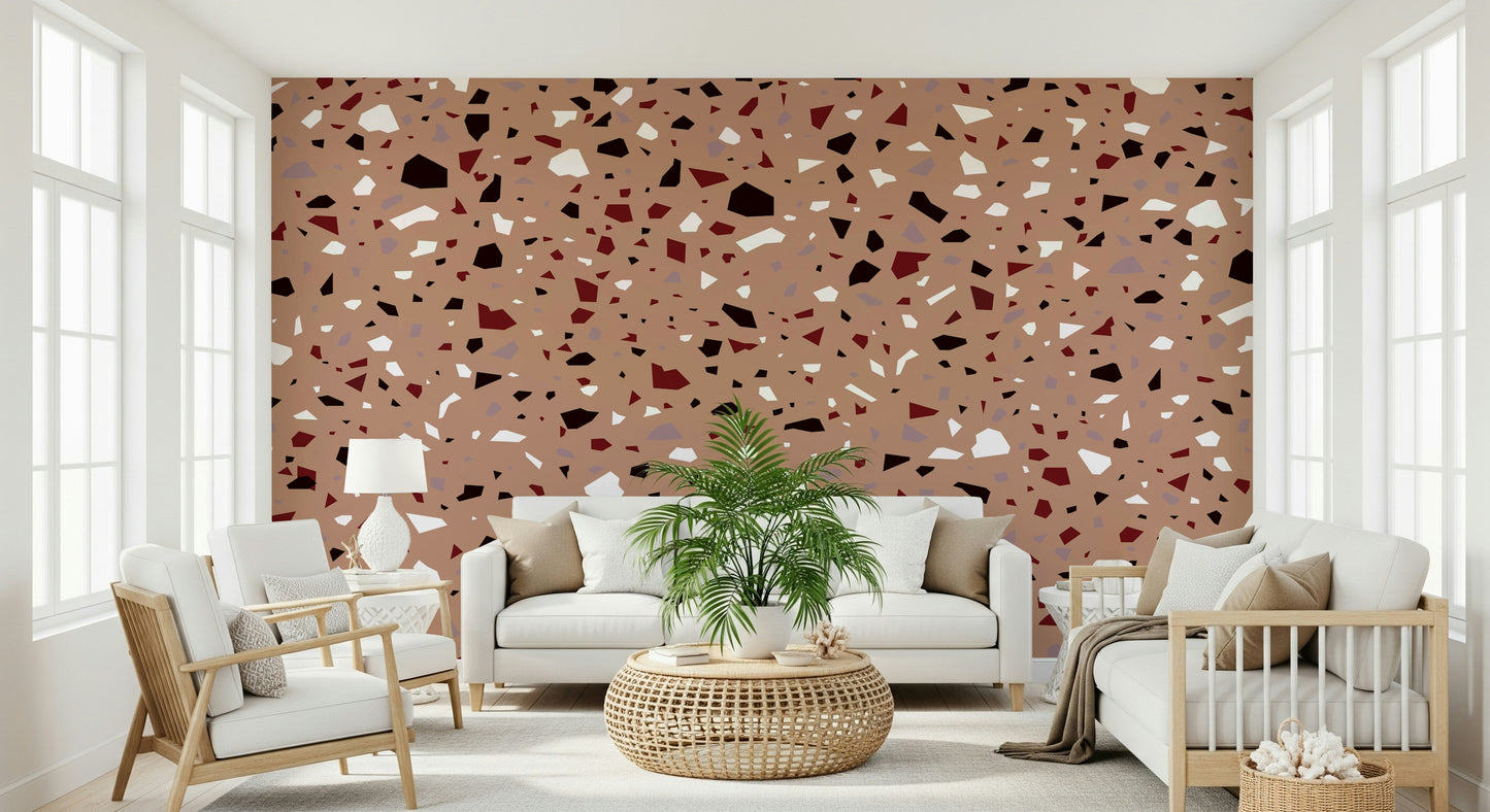 A classic abstract design wallpaper for walls.