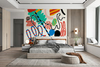 A serene elevated design wall mural for your decor.


