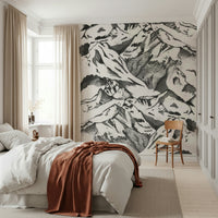 A classic mountain peak wallpaper for walls.

