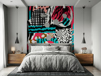 A serene flowing design wall mural for your decor.

