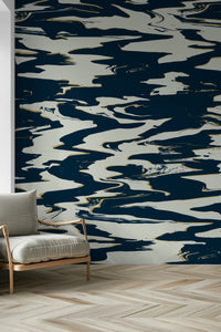 A classic abstract water wallpaper for walls.

